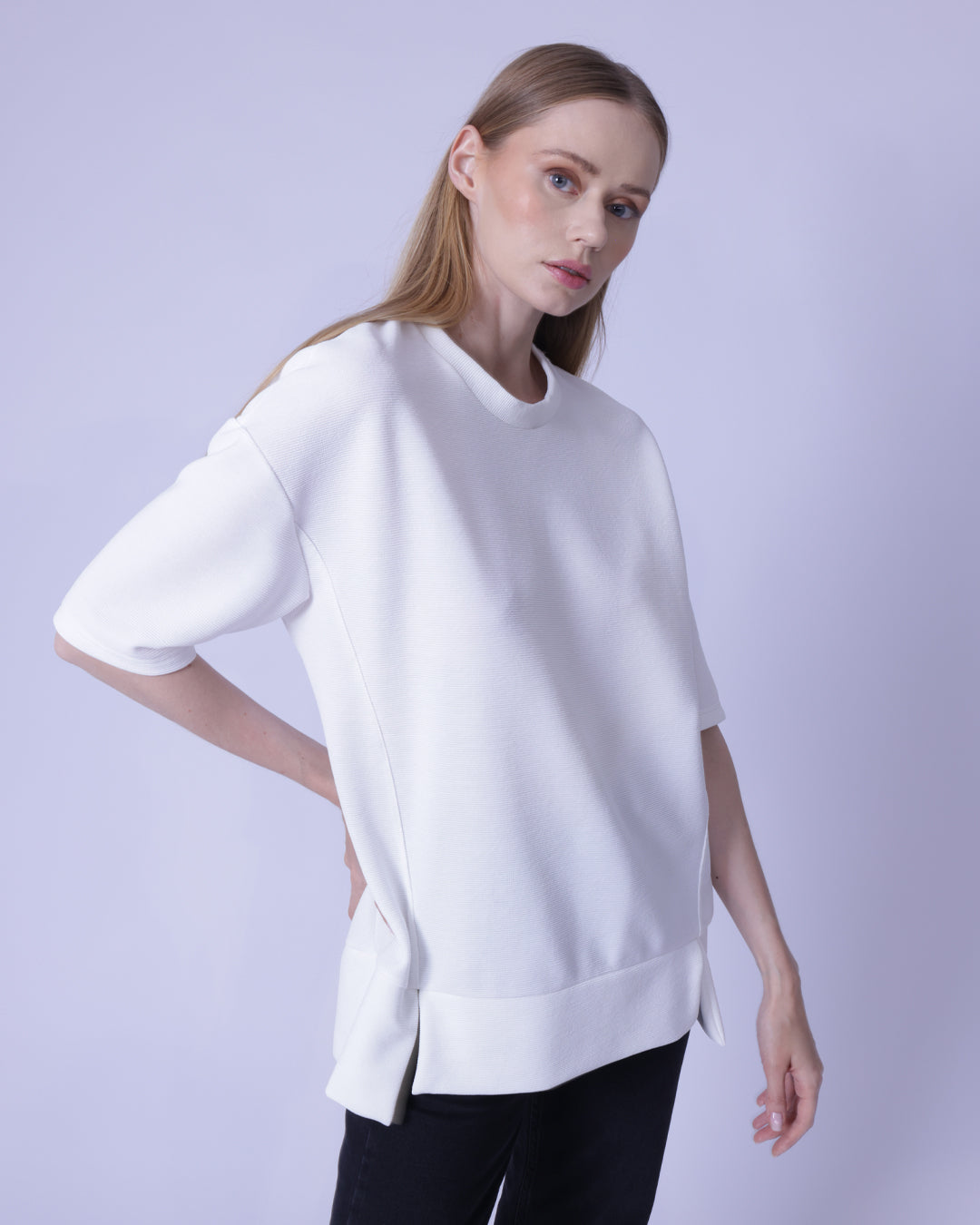 Sleeve Solid T-Shirt | Half Sleeve Solid T-Shirt | GBS Trend