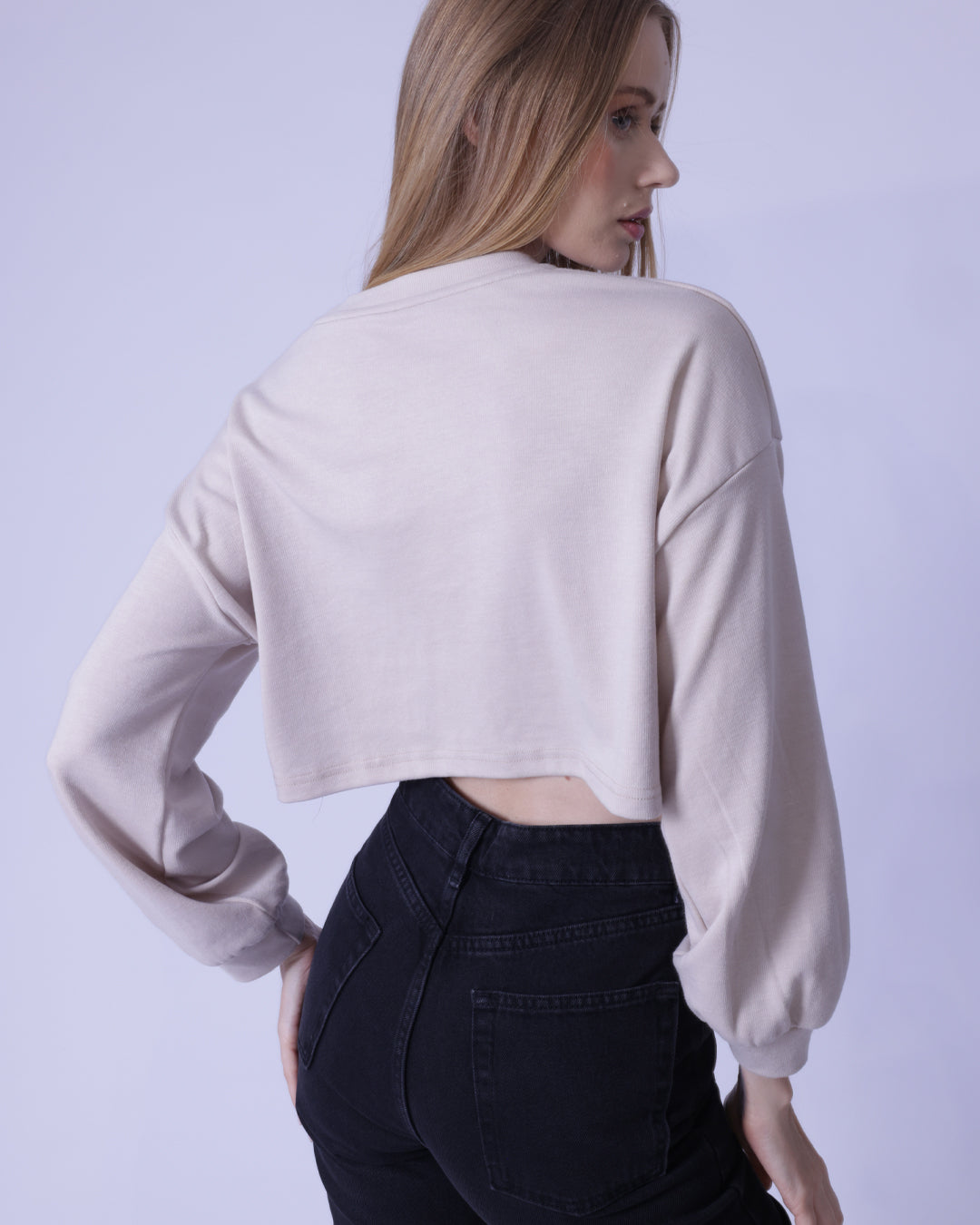 Drop Shoulder Cross Top | Interlock Sweatshirt | GBS Trend