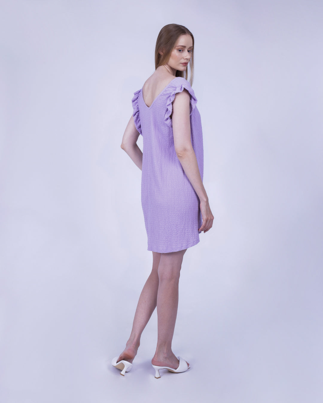 Short Tunic Dress | Ruffle Sleeve Top | GBS Trend	