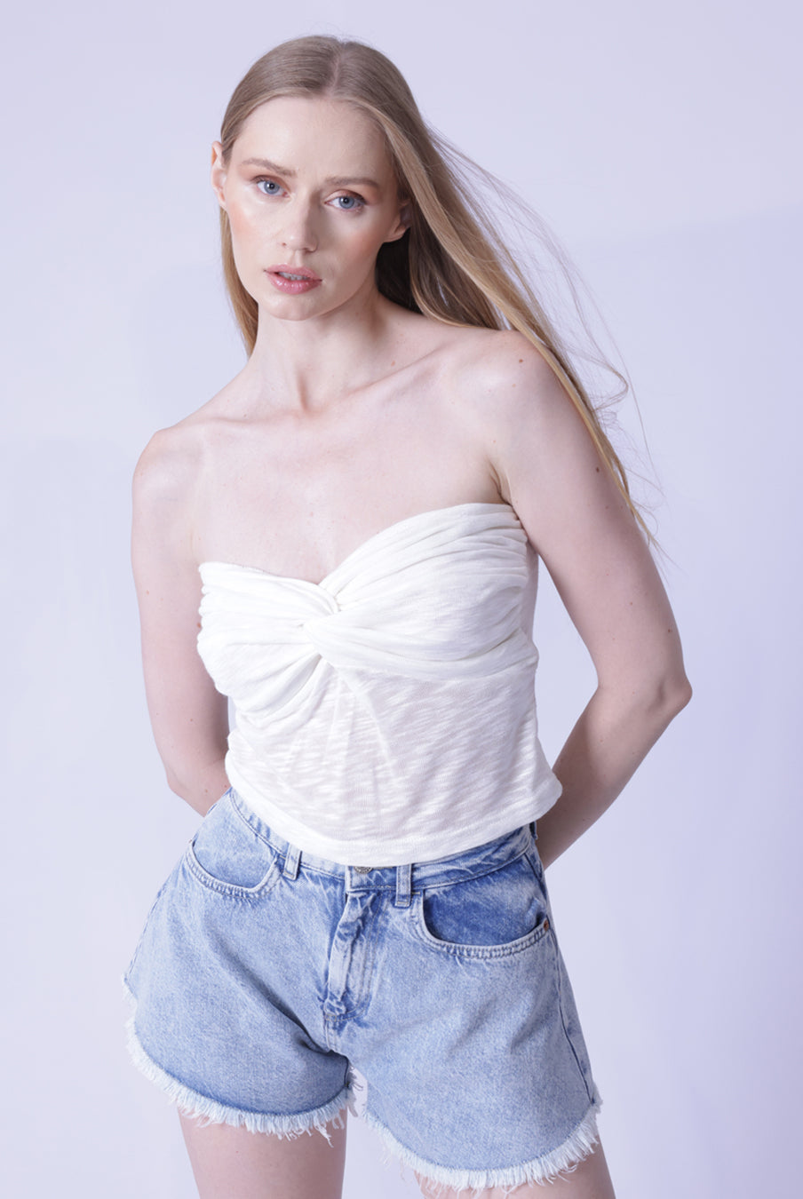 Women's Strapless Top | White Strapless Top | GBS Trend