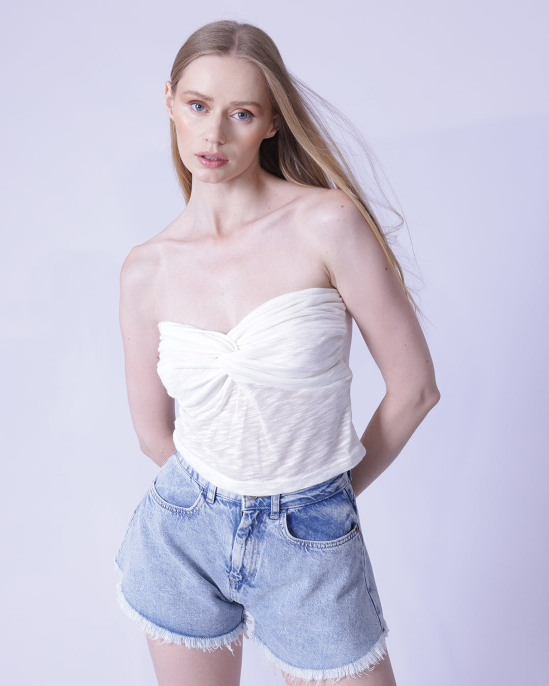 Women's Strapless Top | White Strapless Top | GBS Trend